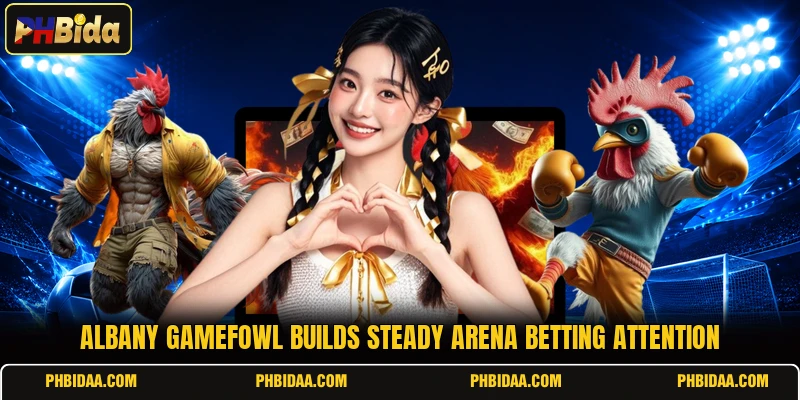 Albany Gamefowl builds steady arena betting attention