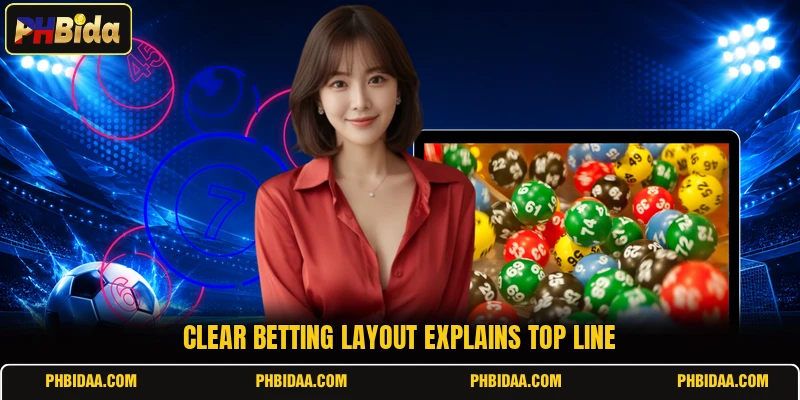 Clear betting layout explains Top Line