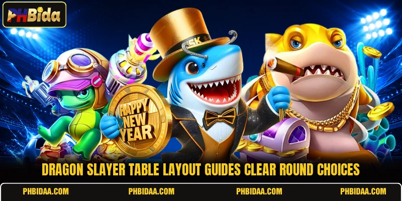 Dragon Slayer table layout guides clear round choices