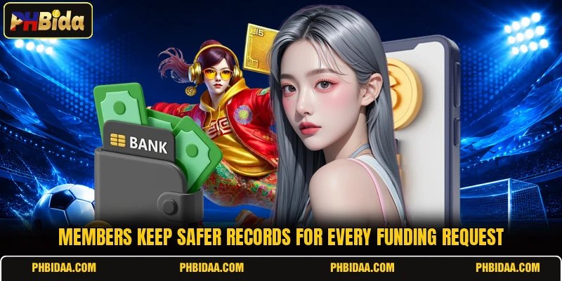 Members keep safer records for every funding request