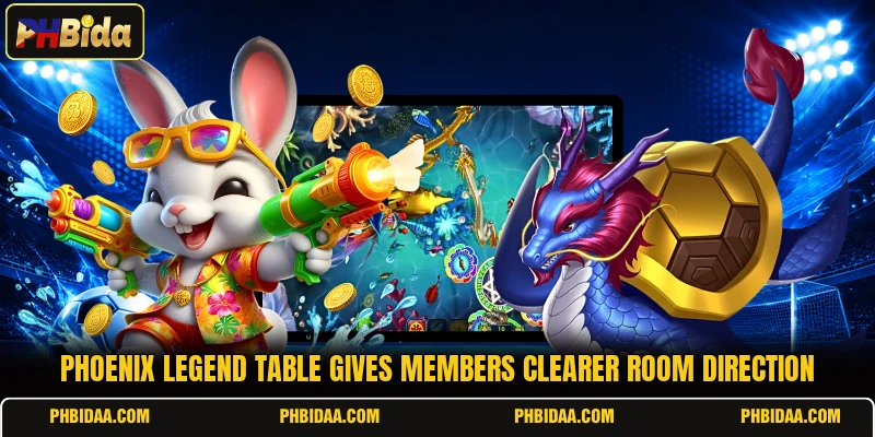 Phoenix Legend table gives members clearer room direction