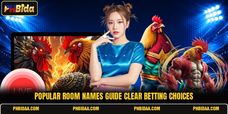 Popular room names guide clear betting choices