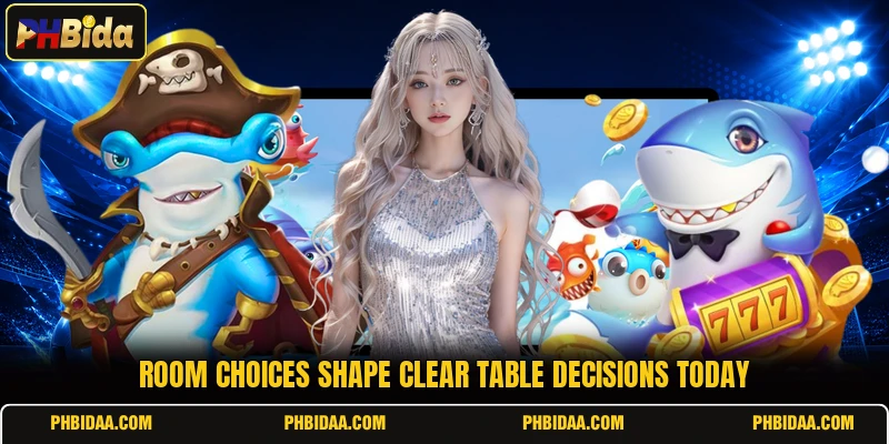 Room choices shape clear table decisions today