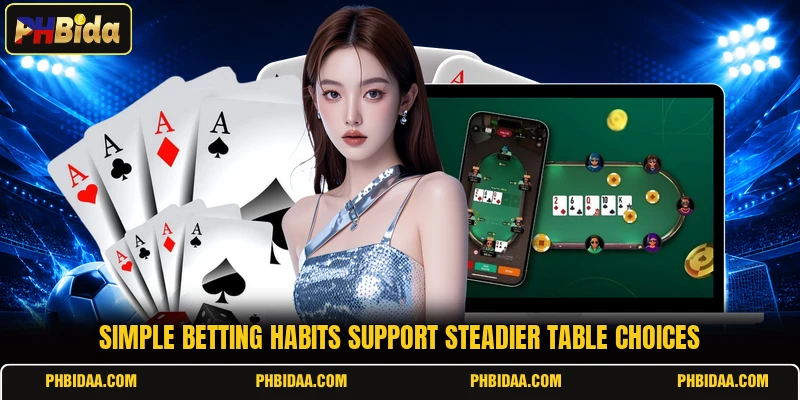 Simple betting habits support steadier table choices