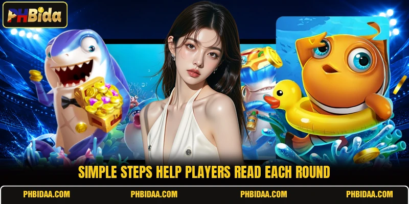 Simple steps help players read each round