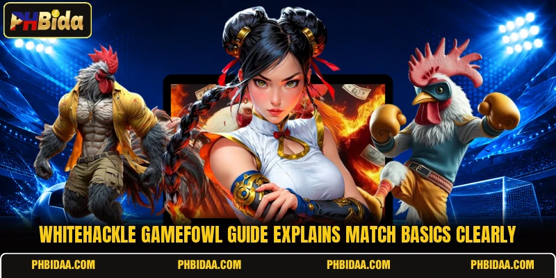 Whitehackle Gamefowl guide explains match basics clearly